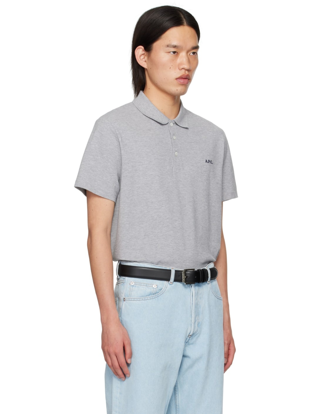 Gray Standard Polo - 2