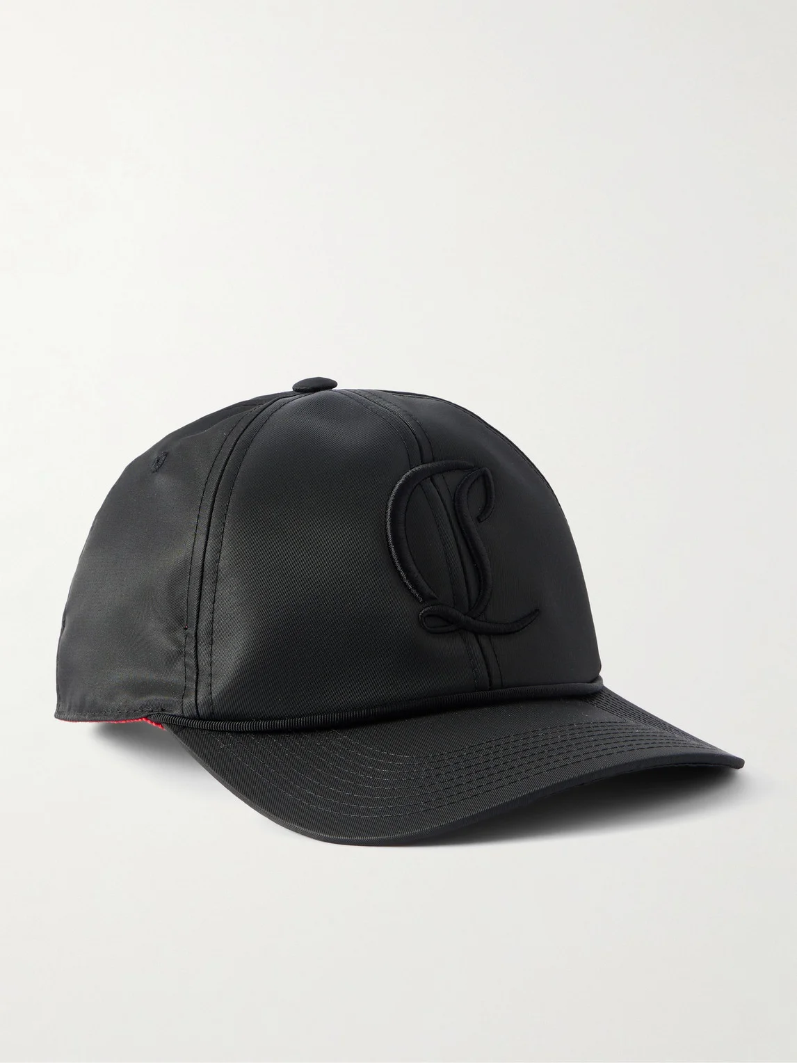 Mooncrest AC Logo-Embroidered Leather-Trimmed Nylon-Twill Baseball Cap - 1