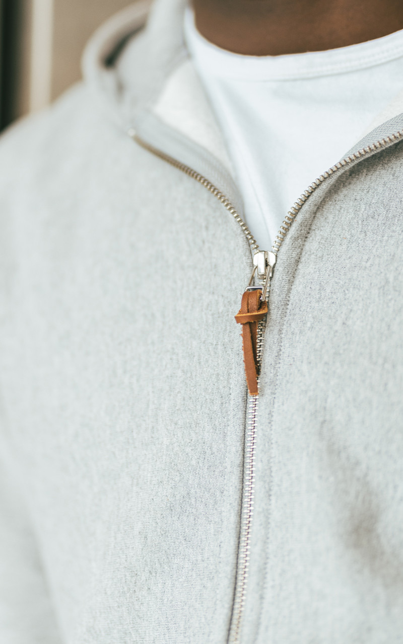 HEAVYWEIGHT ZIP HOODY GREY - 3