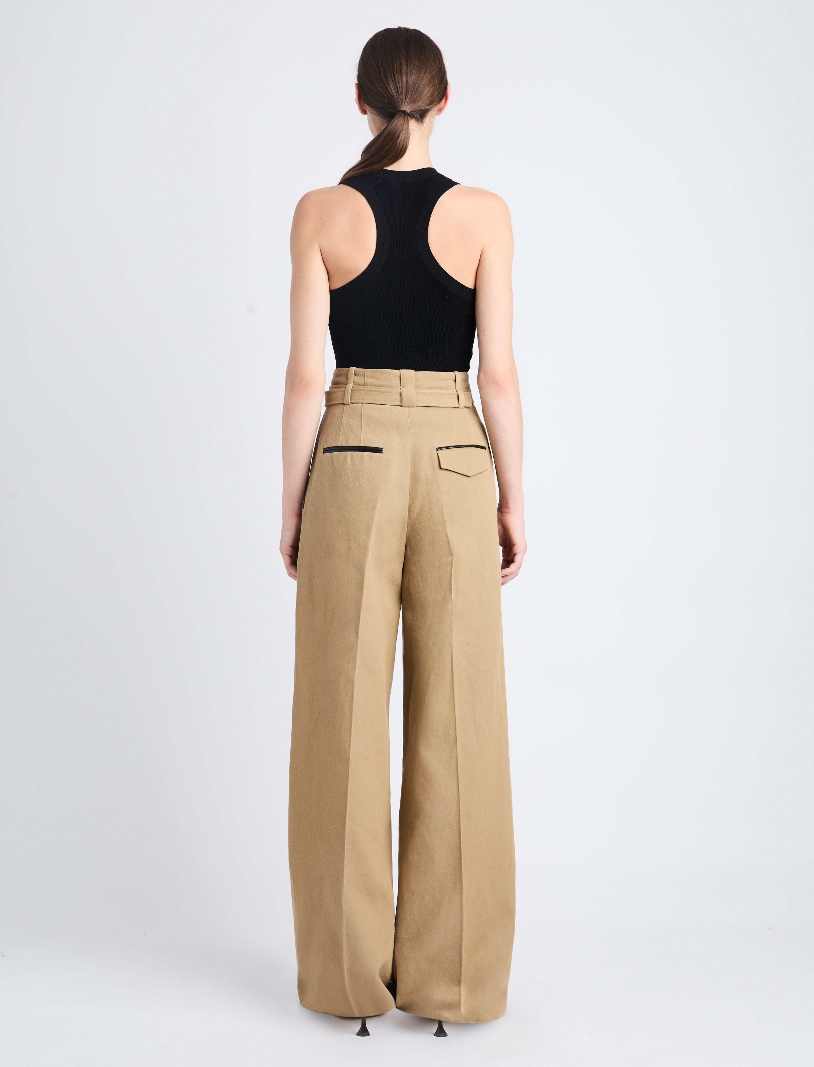 Dana Pant in Cotton Viscose - 4