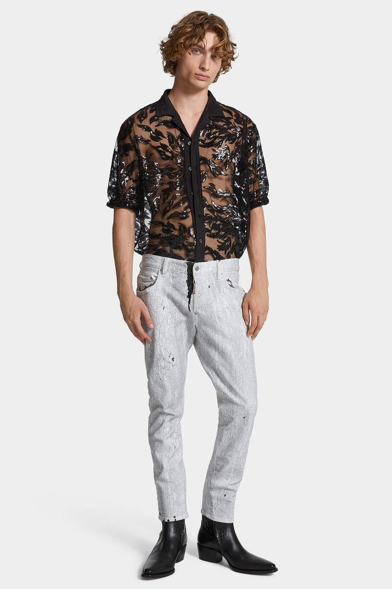 EMBROIDERED SHORT SLEEVE SHIRT - 6