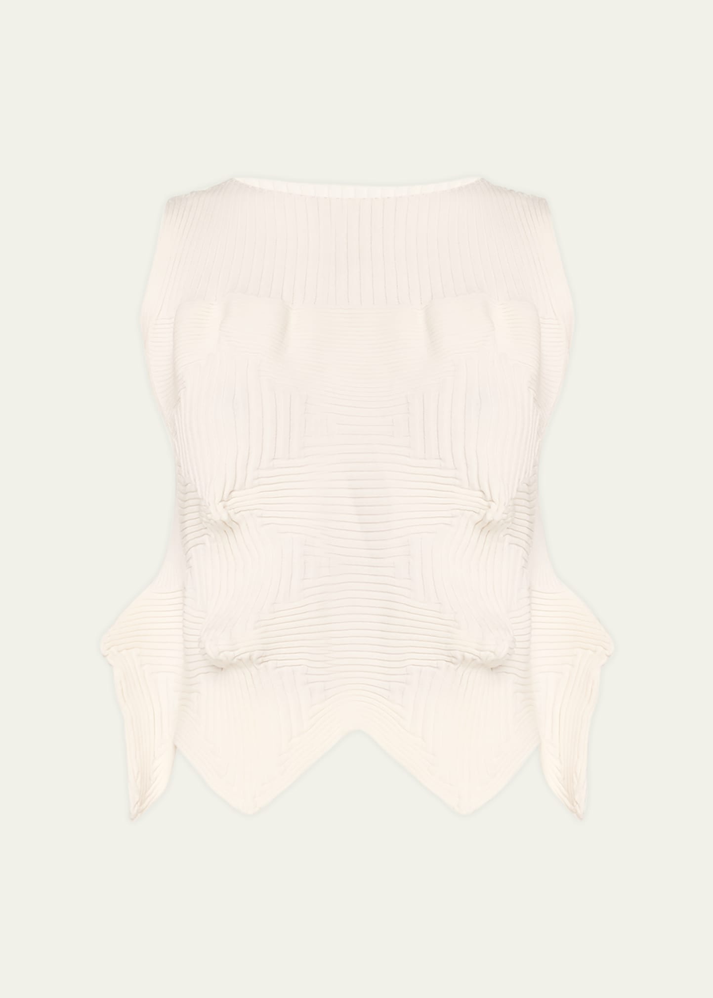 ISSEY MIYAKE Linkage 3-D Knit Top | bergdorfgoodman | REVERSIBLE