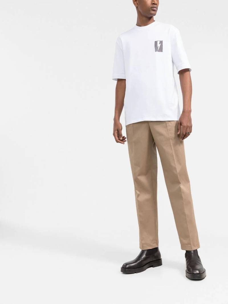 Neil Barrett straight-leg tailored trousers outlook