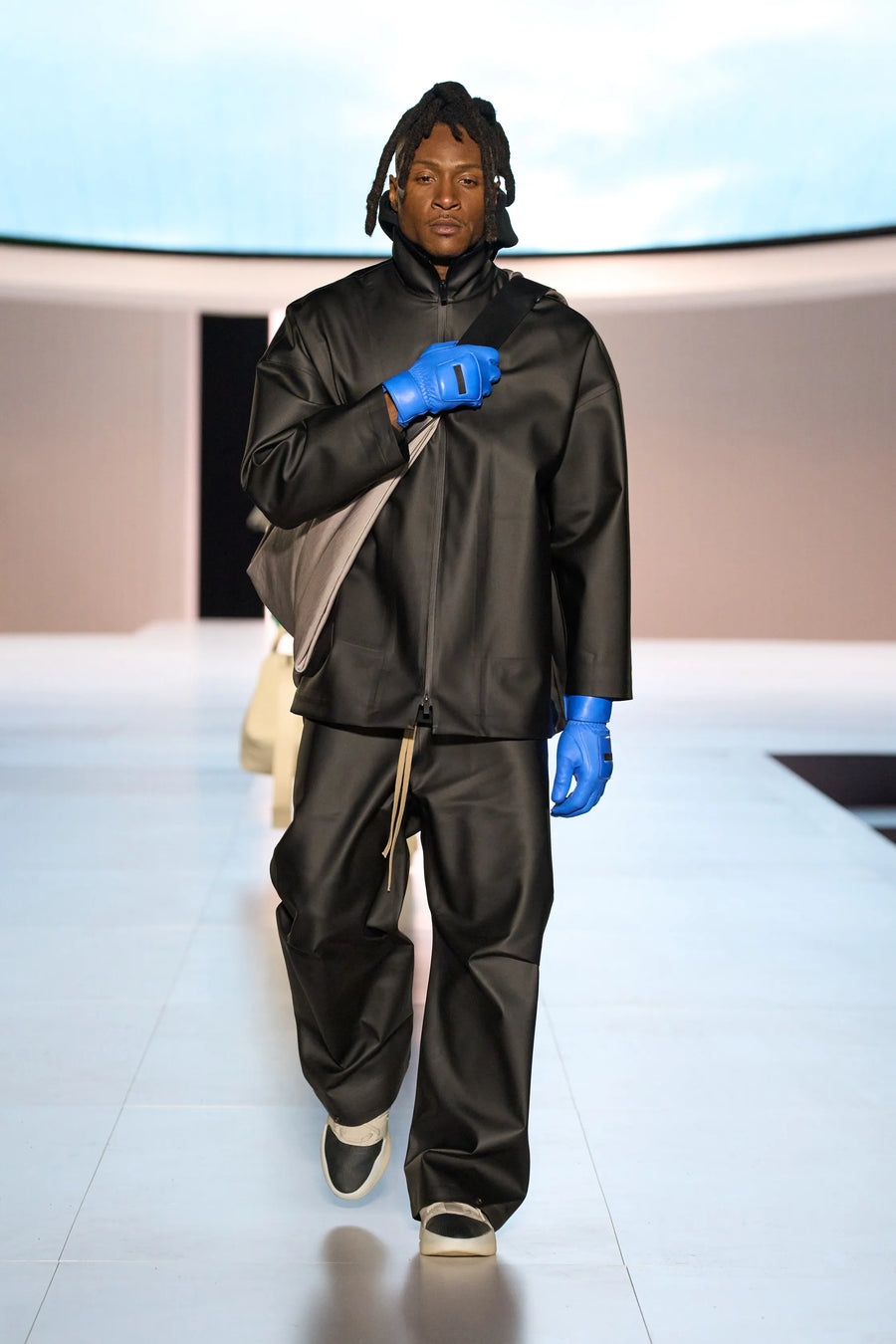 Fear of God Rubberized High Neck Jacket | REVERSIBLE