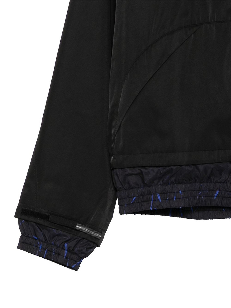 graphic-print panelled jacket 3