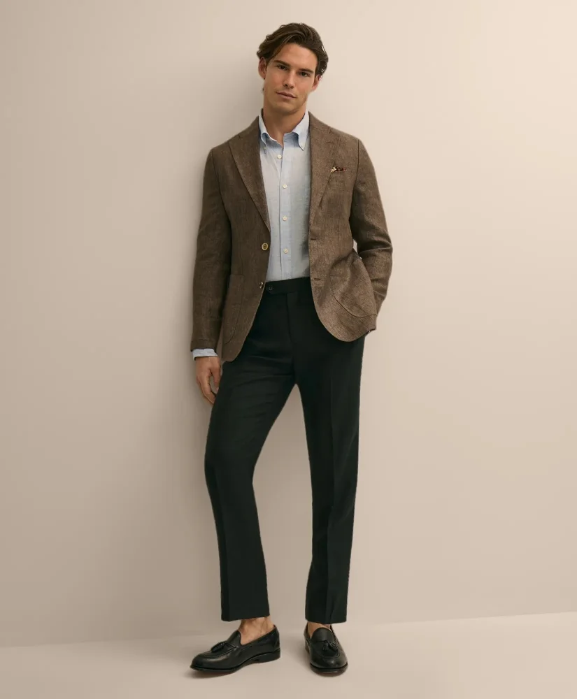 Classic Fit Linen 1818 Dress Pants - 1