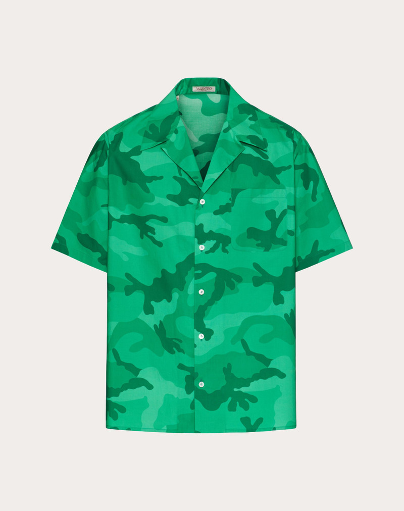 CAMOUFLAGE PRINT COTTON SHIRT 1