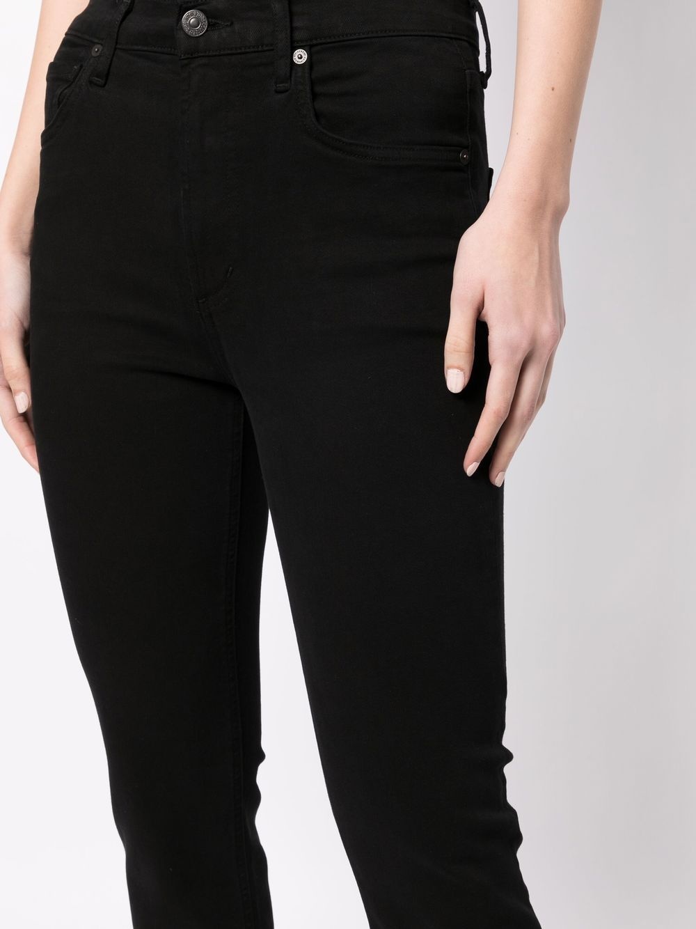 high-waisted Vintage slim-cut jeans - 5