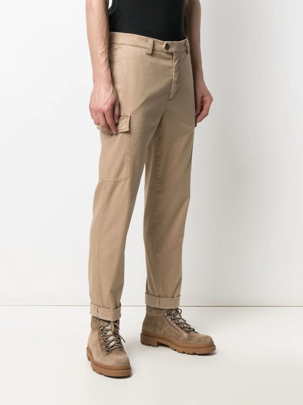 slim cargo trousers - 3