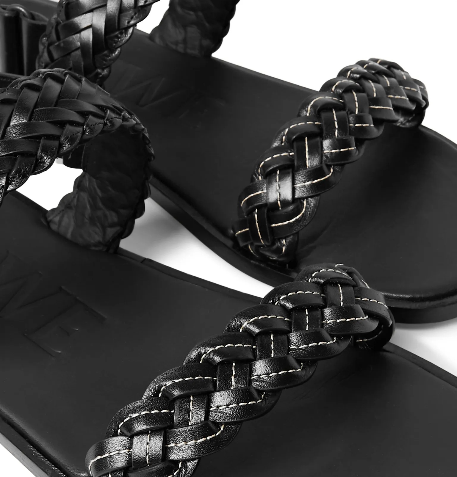 + Paula's Ibiza Braided Leather Sandals - 5