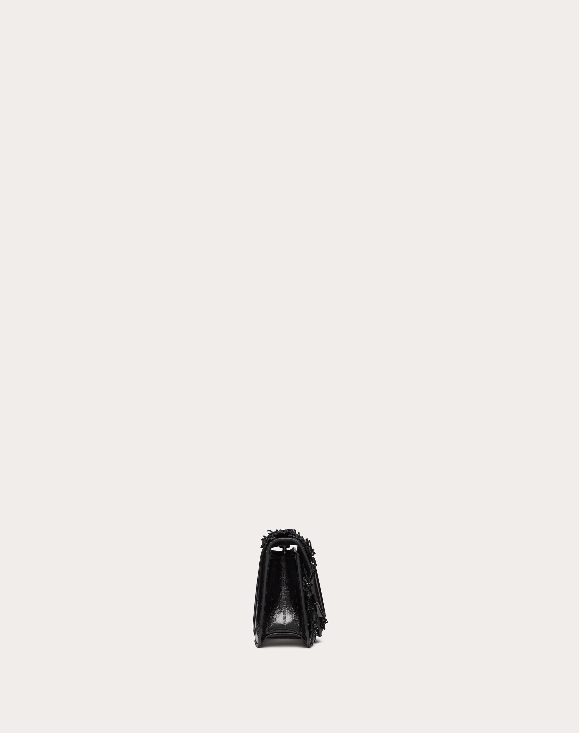 VALENTINO GARAVANI LOCÒ SMALL SHOULDER BAG EMBROIDERED IN EEL - 4