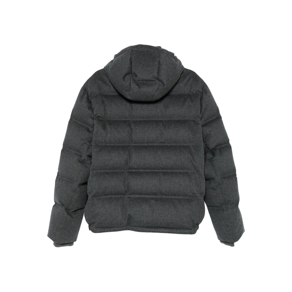Brunello Cucinelli Grey Jackets - Padded & Down Jackets Men - 2