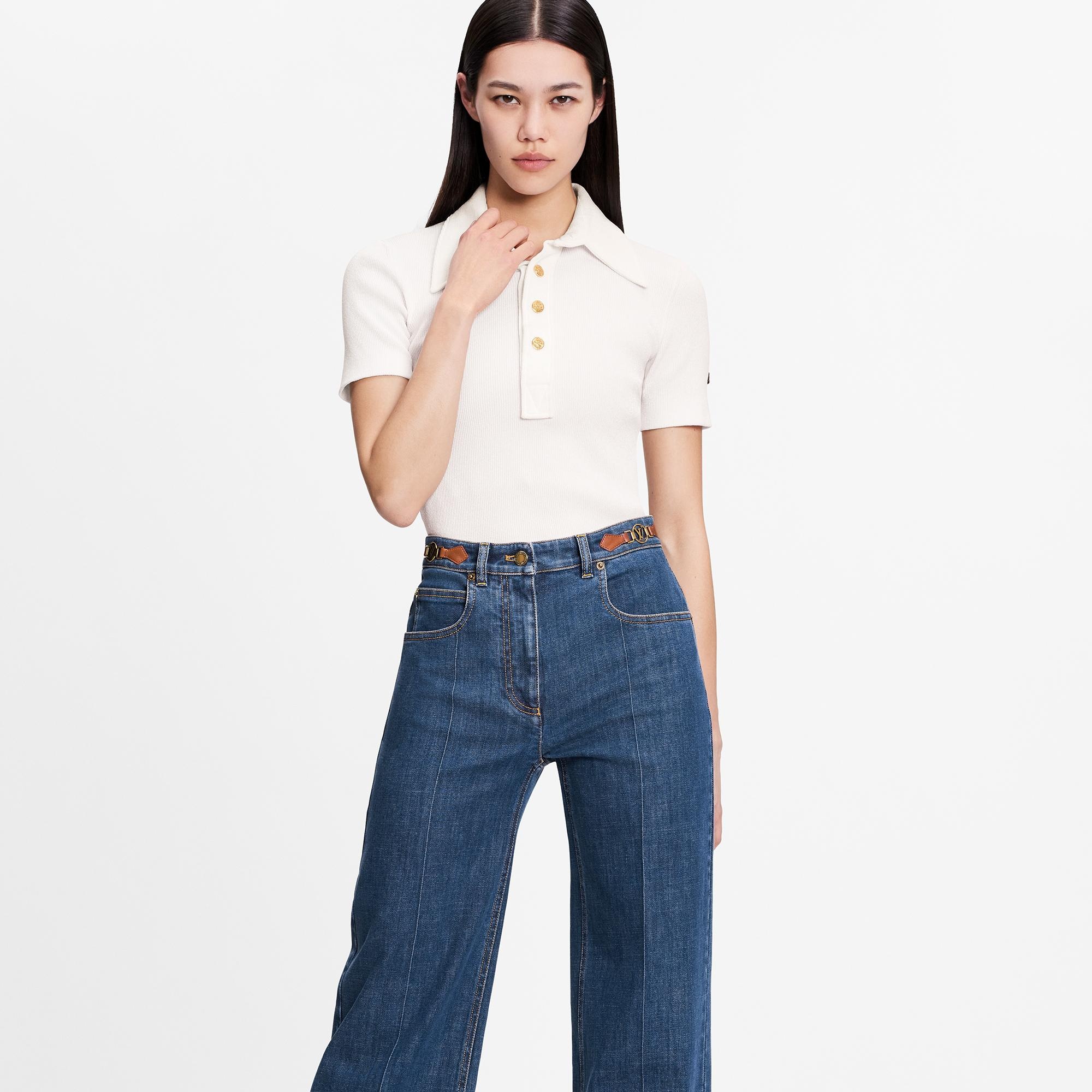 Retro Organic Cotton Denim Straight-Cut Jeans - 3