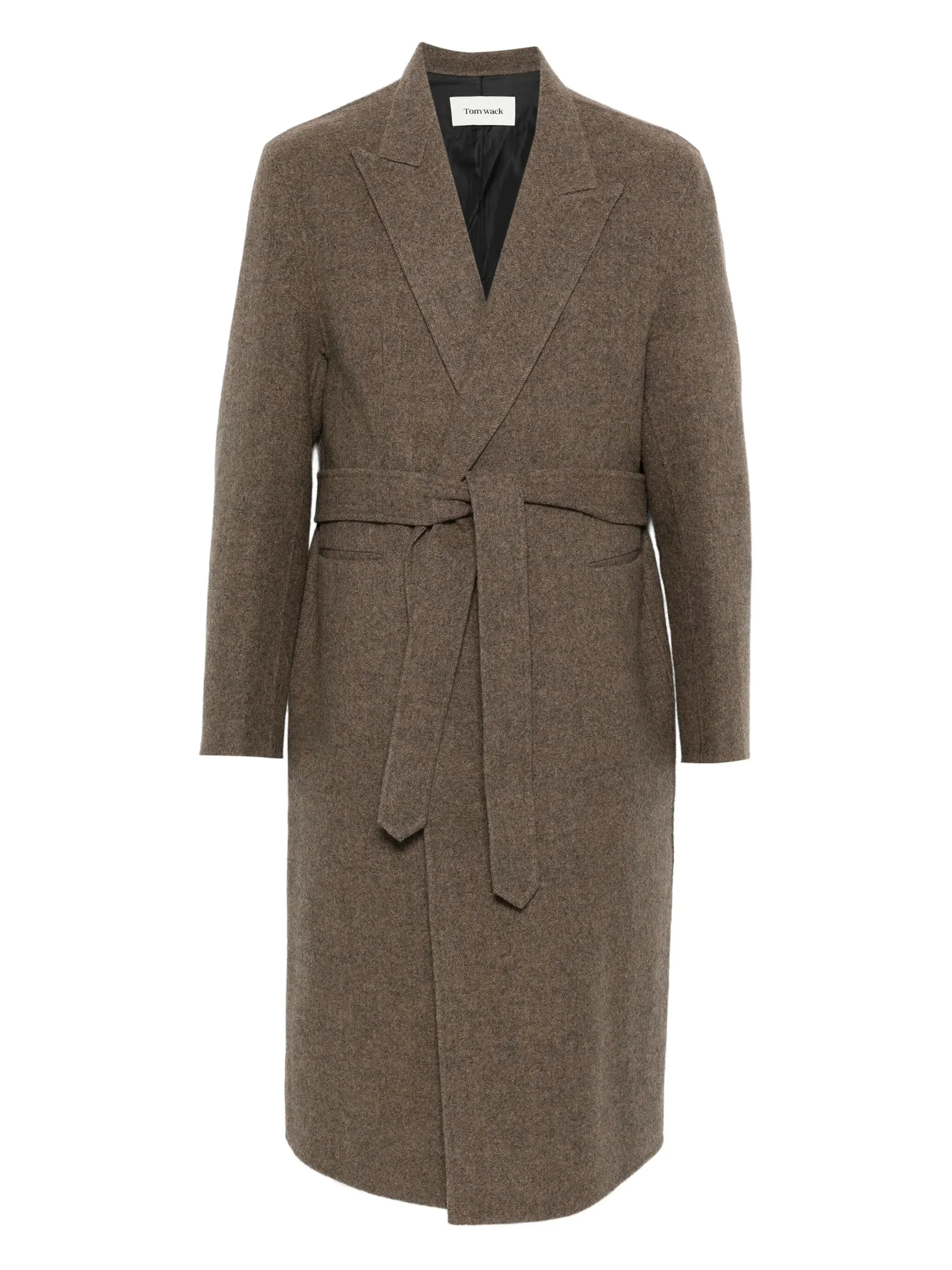 Tonywack Belted Wrap Coat - 1