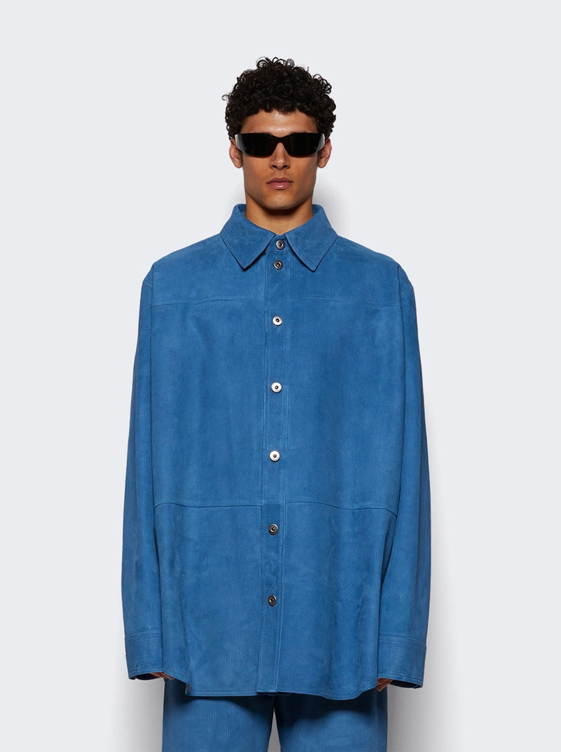 Bottega Veneta Long Sleeve Shirt Aegean Blue outlook