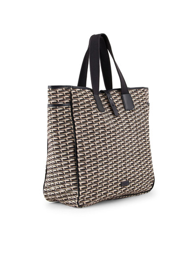 GIORGIO ARMANI Oversized shopper bag in printed canvas outlook