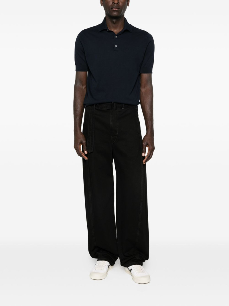 LARDINI button polo shirt outlook