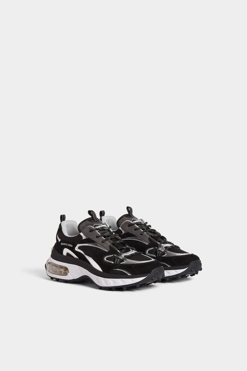 DSQUARED2 BUBBLE LACE-UP LOW-TOP SNEAKERS outlook