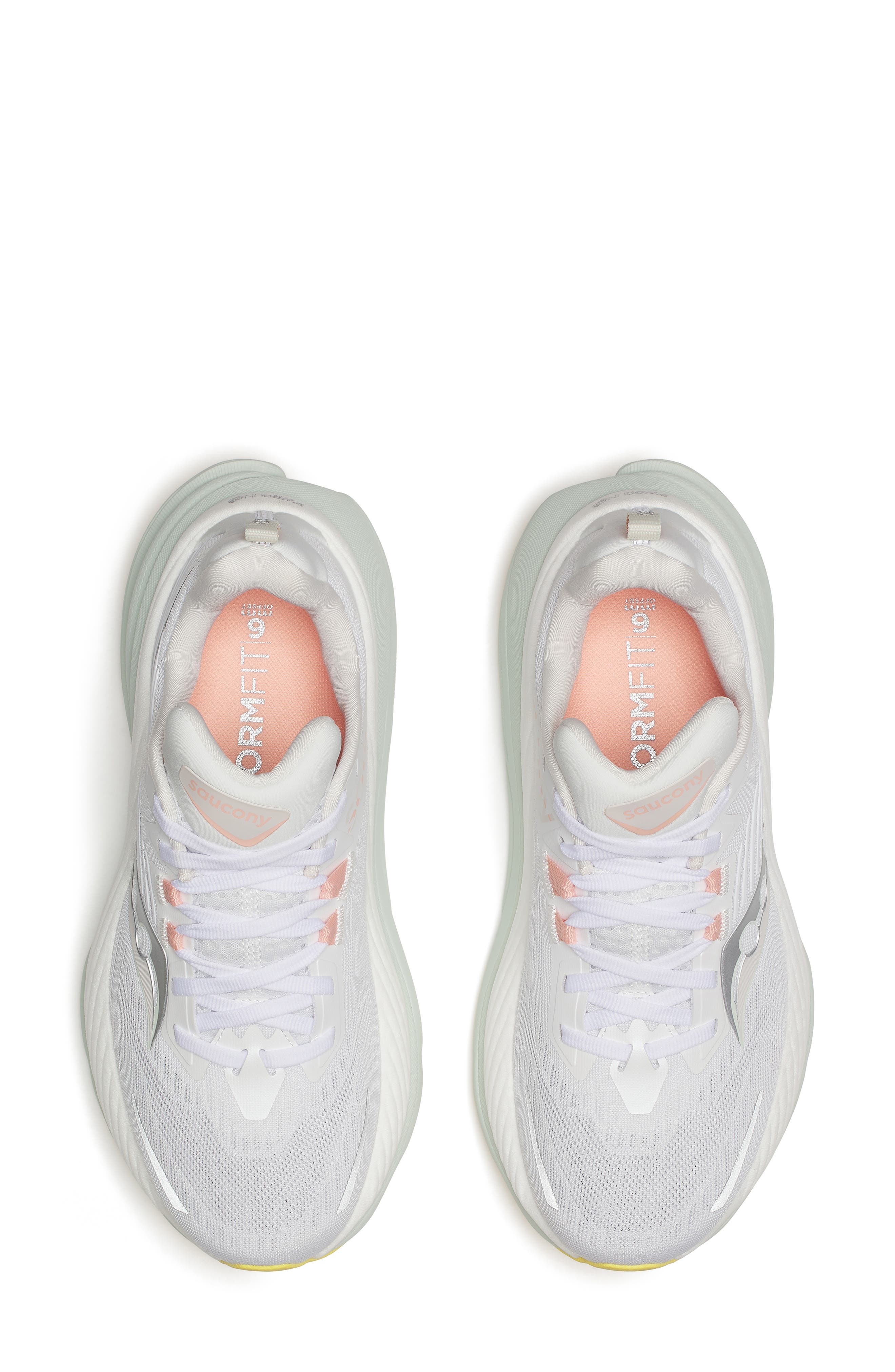 Saucony Hurricane 24 Running Shoe in White/Foam at Nordstrom - 3