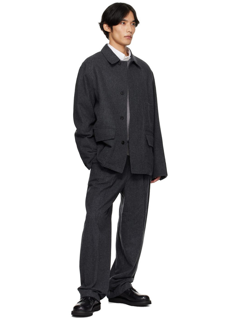 LE17SEPTEMBRE Gray Wool Field Jacket outlook