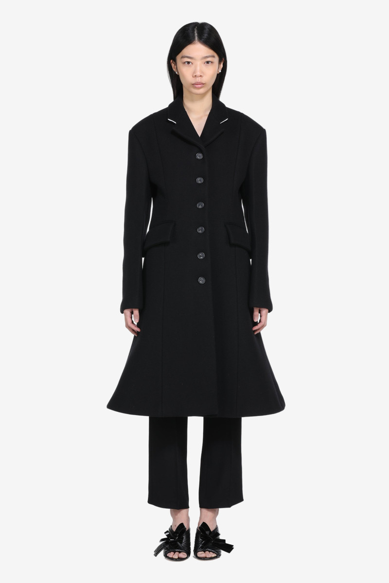 LONG FLARED COAT 1