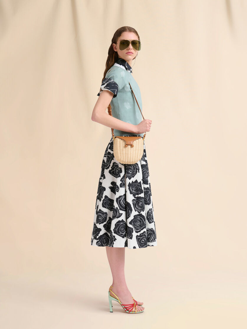 NATURAL RATTAN MIDOLLINO CROSSBODY BAG - 2