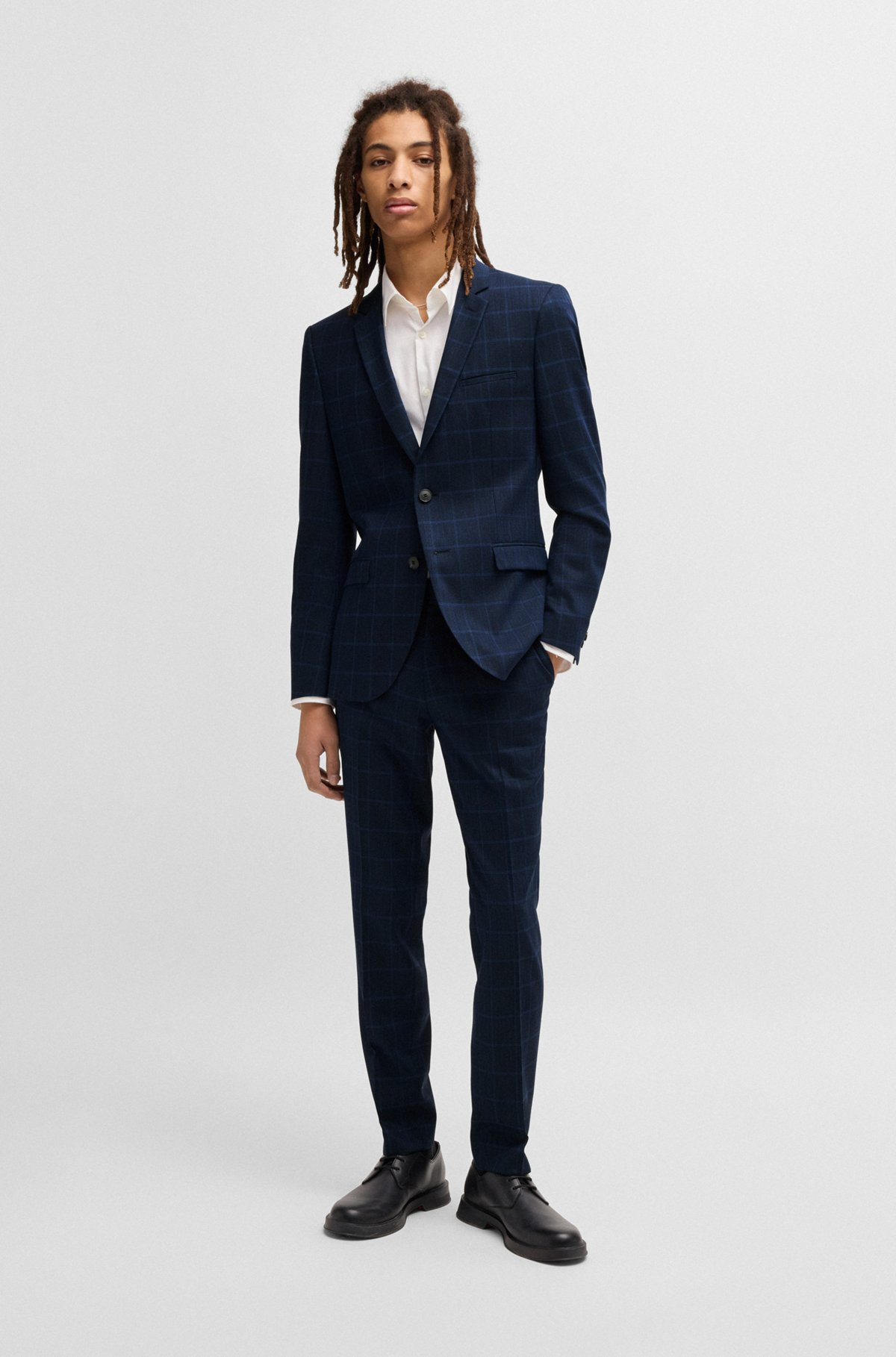 EXTRA-SLIM-FIT SUIT JACKET IN PERFORMANCE-STRETCH CLOTH - 3