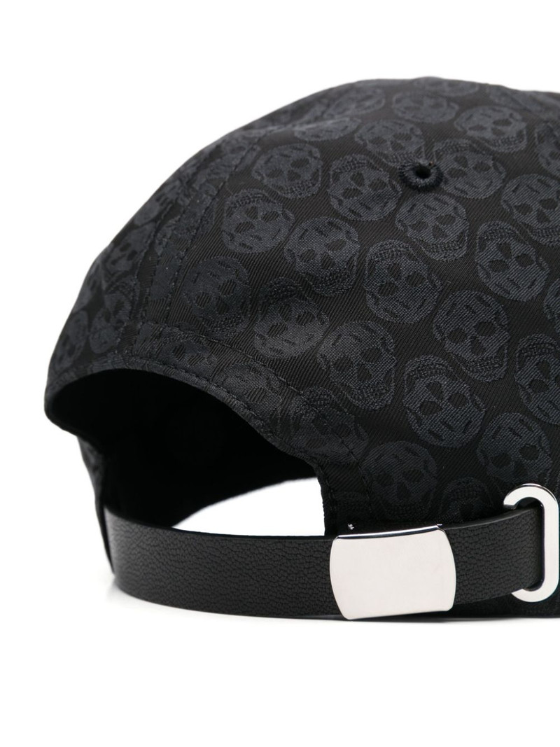 Alexander McQueen skull-jacquard cap outlook