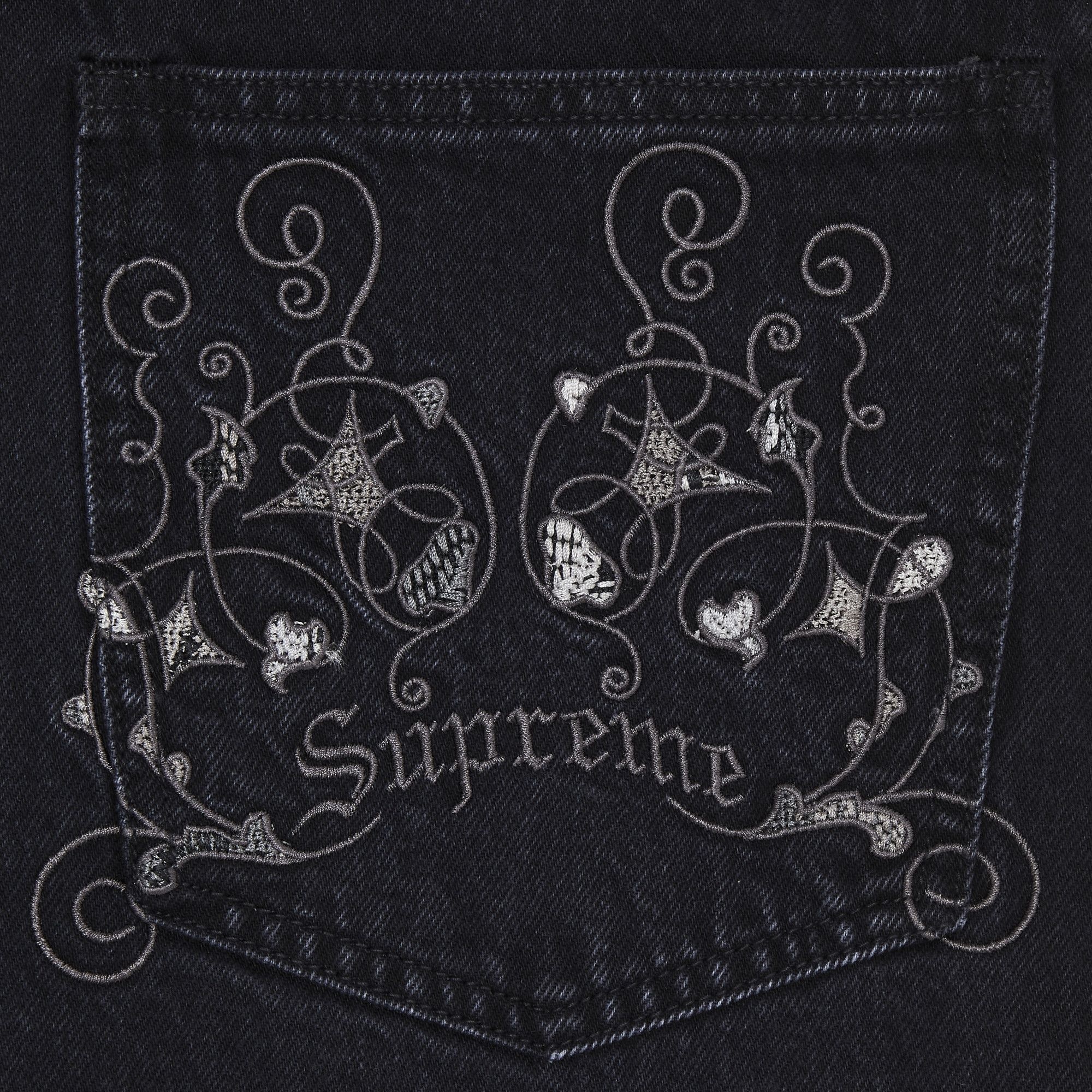 Supreme x Coogi Baggy Jean 'Black' - 3