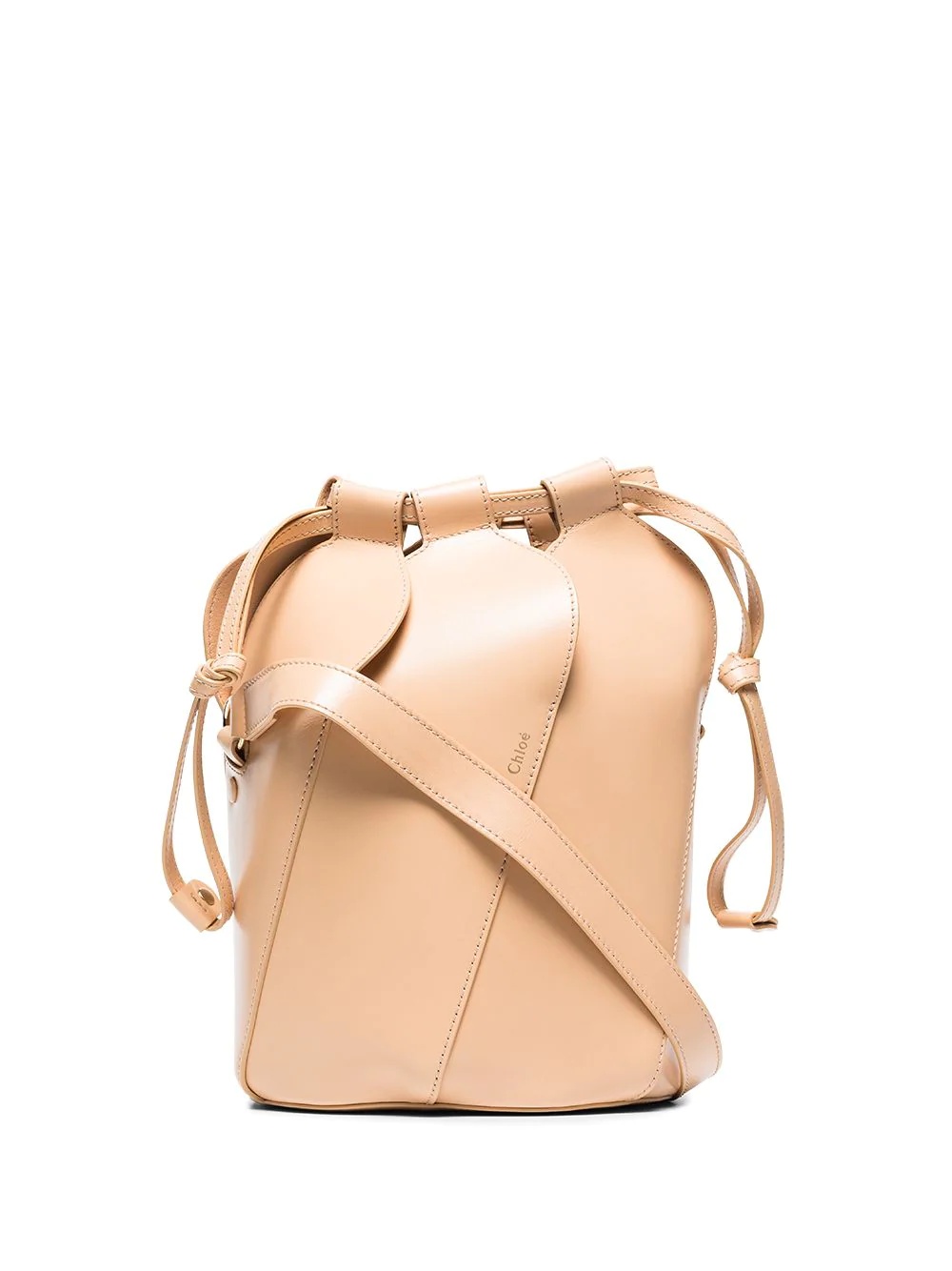 Tulip leather bucket bag - 1