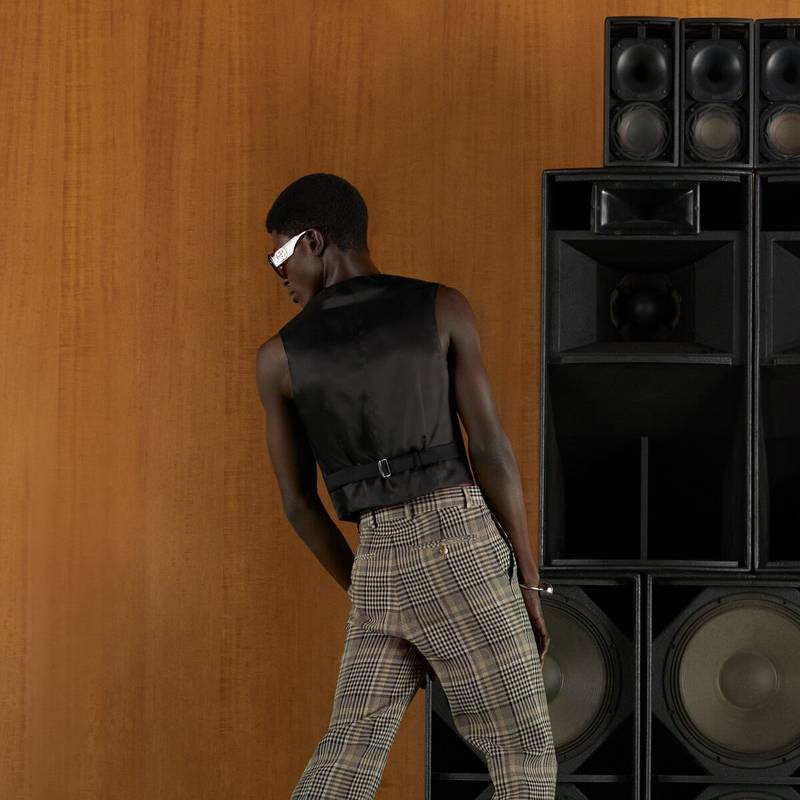 Wool mohair formal vest 8