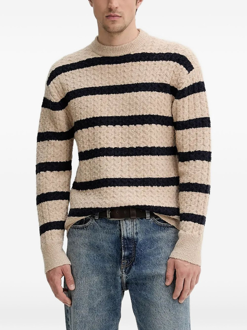 striped-pattern sweater 1