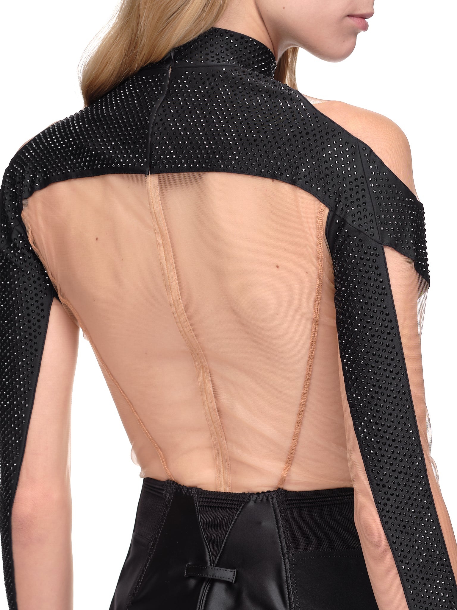 Illusion Neckline Bodysuit - 5