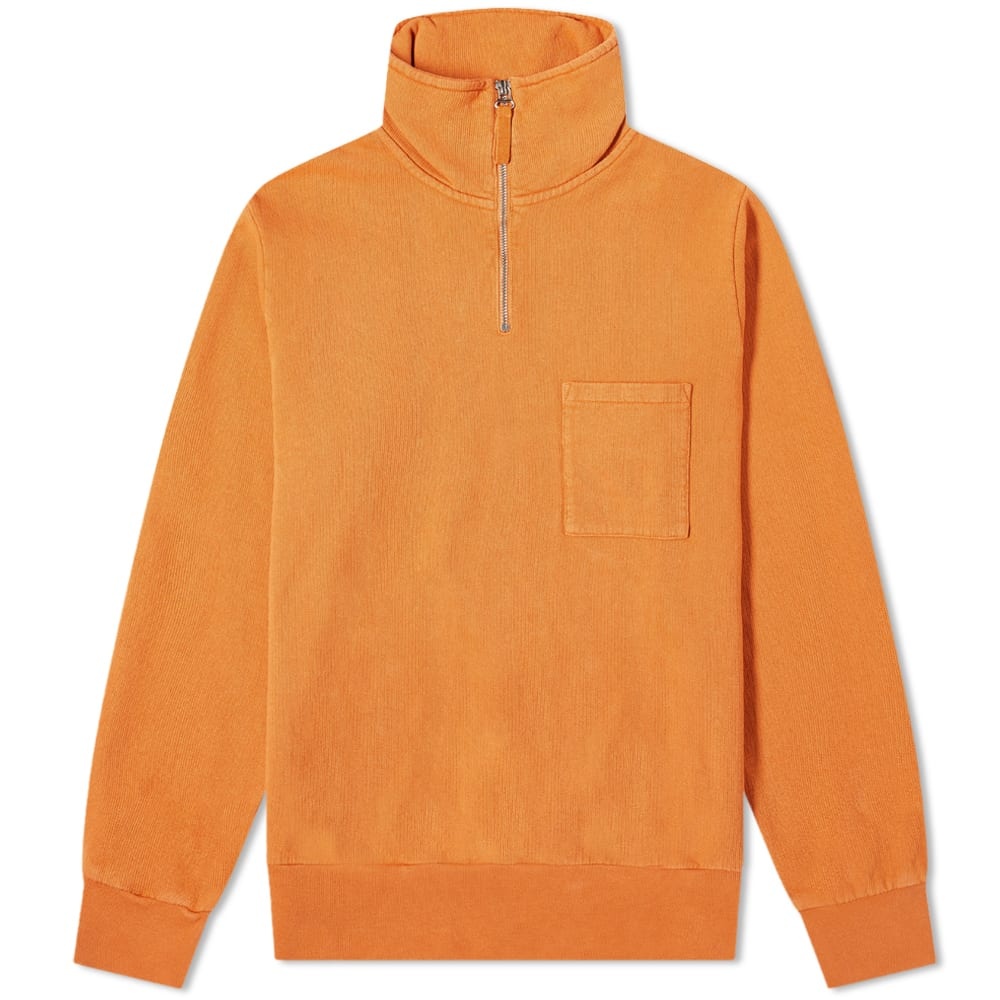 Universal Works Half Zip Sweat - 1