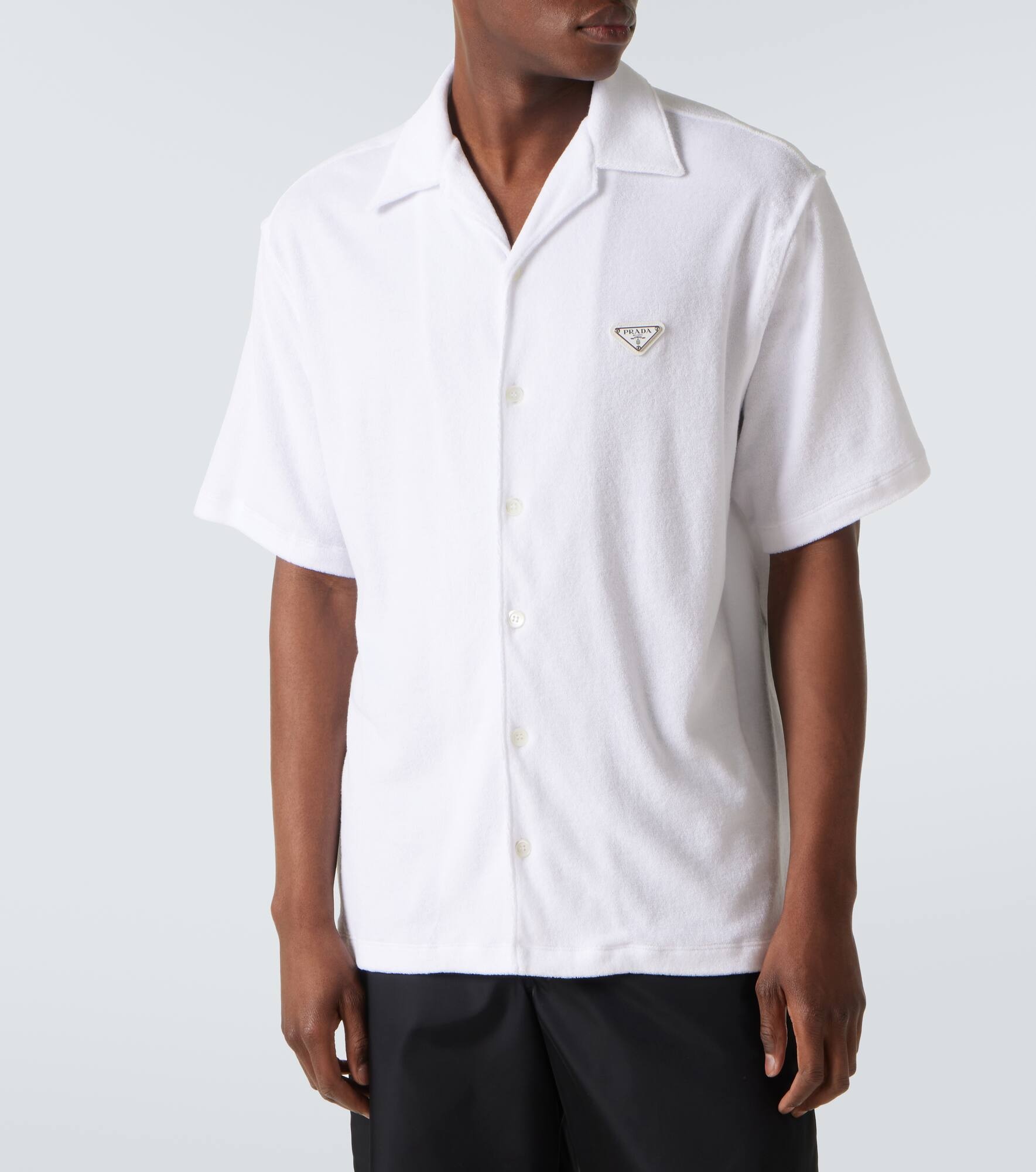 Cotton terry bowling shirt - 3