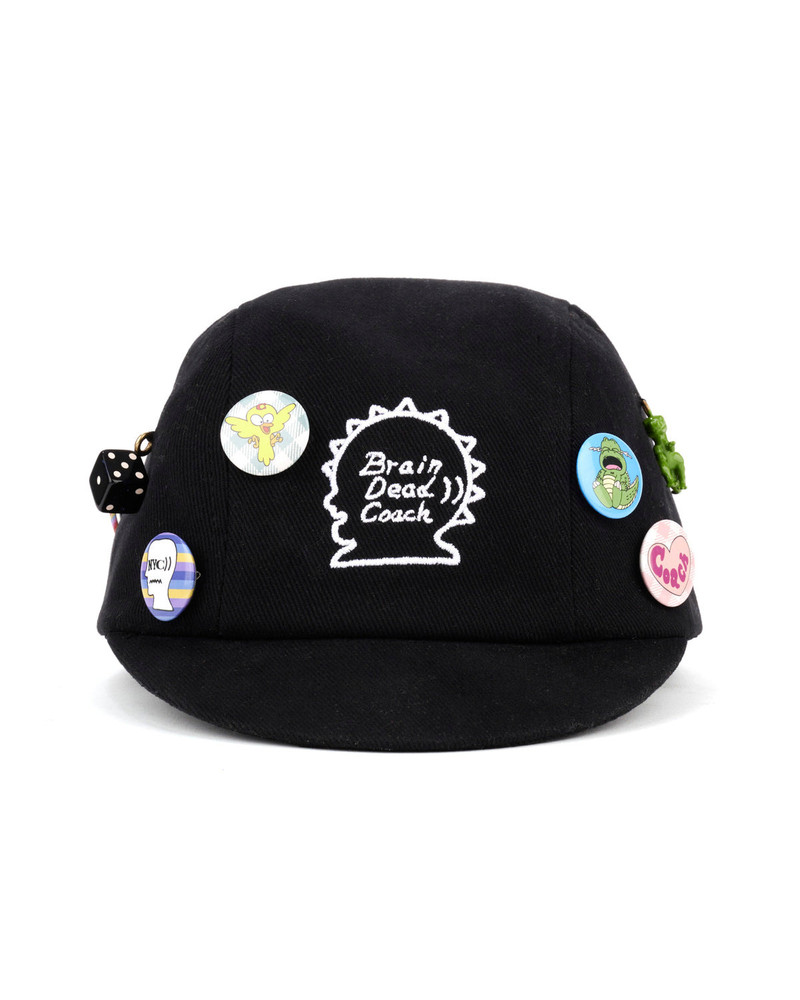 Brain Dead x Coach Biker Pin Hat - Black Multi 1