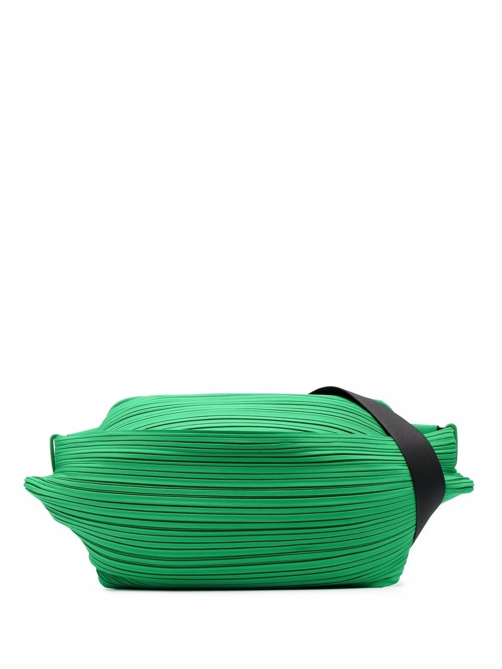 oversized pleated belt bag - 1