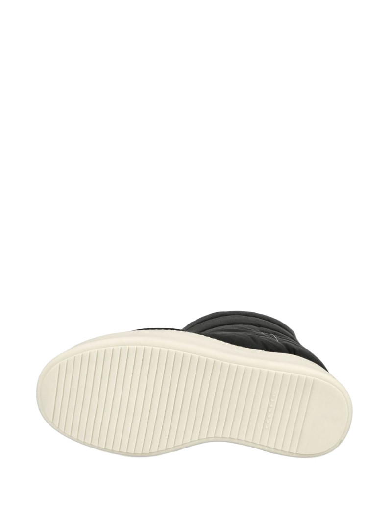 Rick Owens DRKSHDW WOMEN'S MEGA BUMPER LUNAR BOOTS (BLACK/MILK) outlook