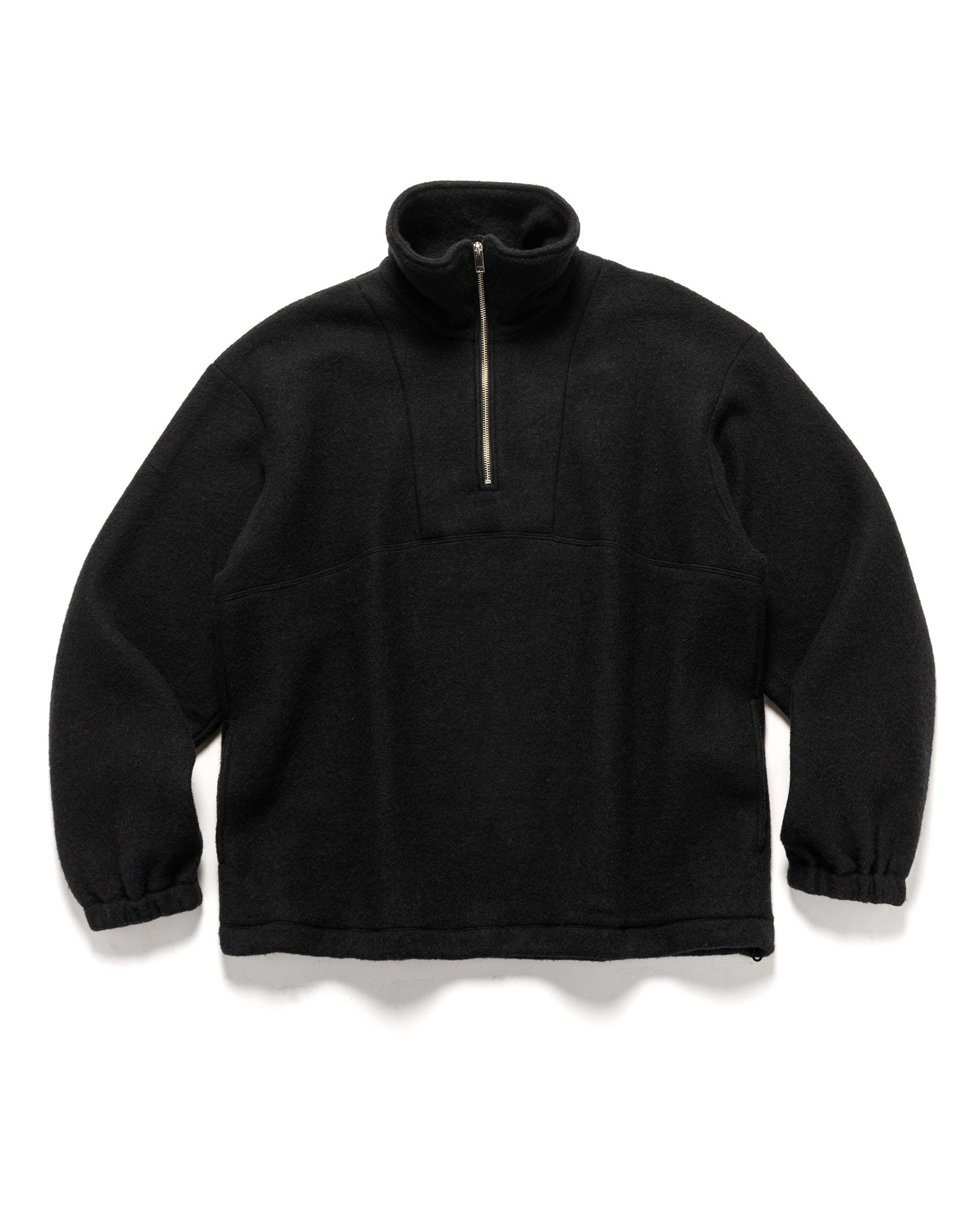 YOKE WOOL FREECE HALF ZIP PULLOVER