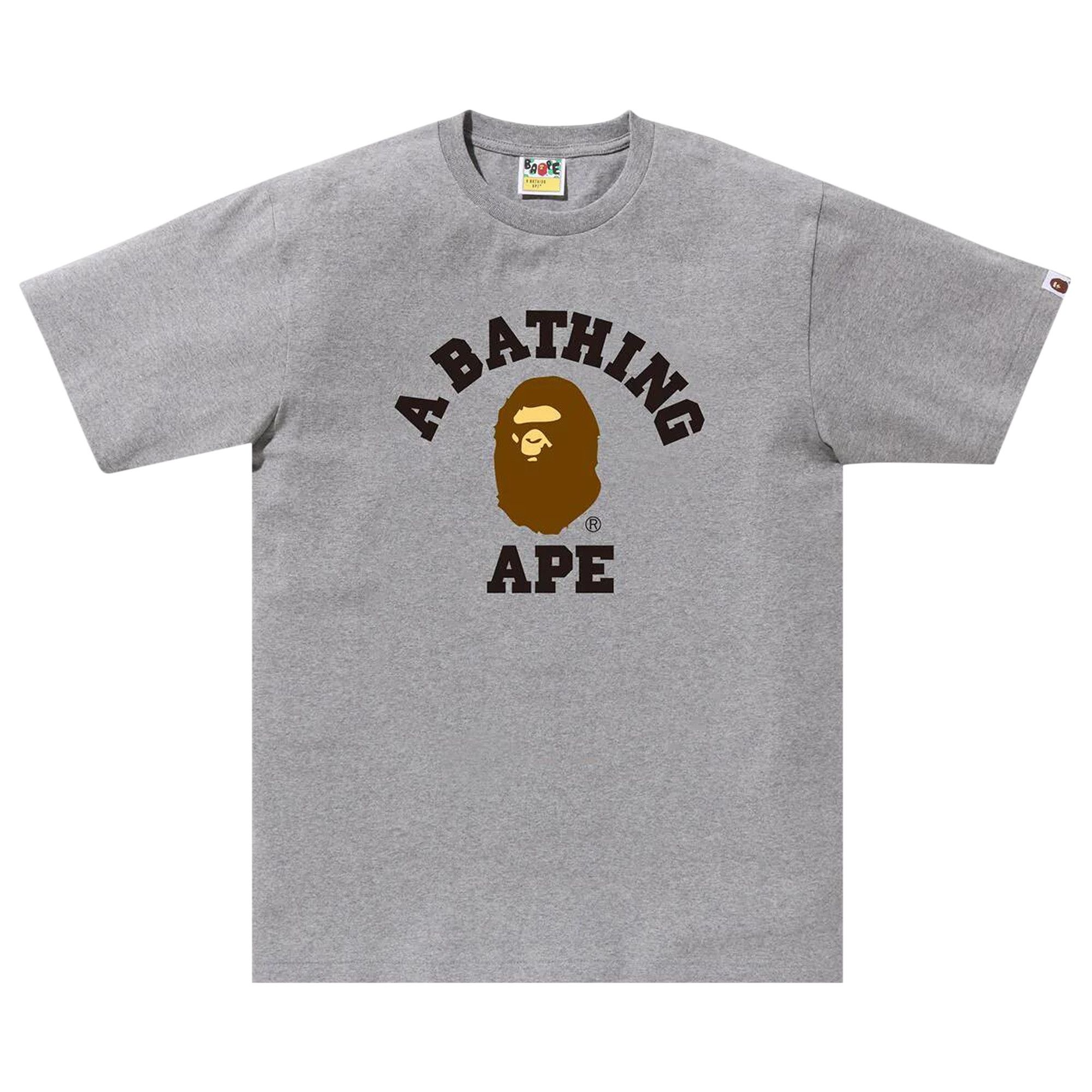 BAPE College Tee 'Grey' - 1