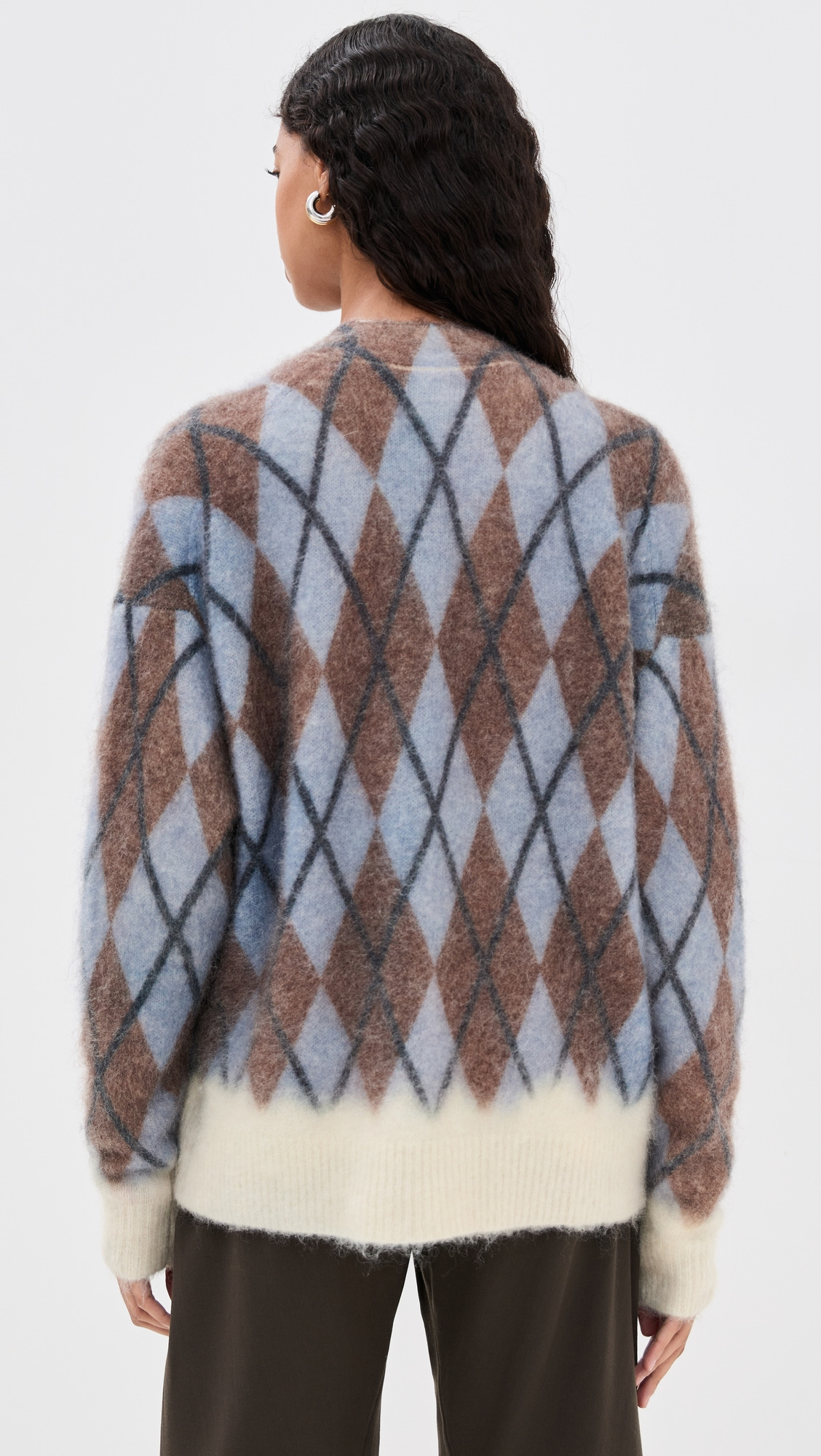 Mohair Knit Cardigan - 2