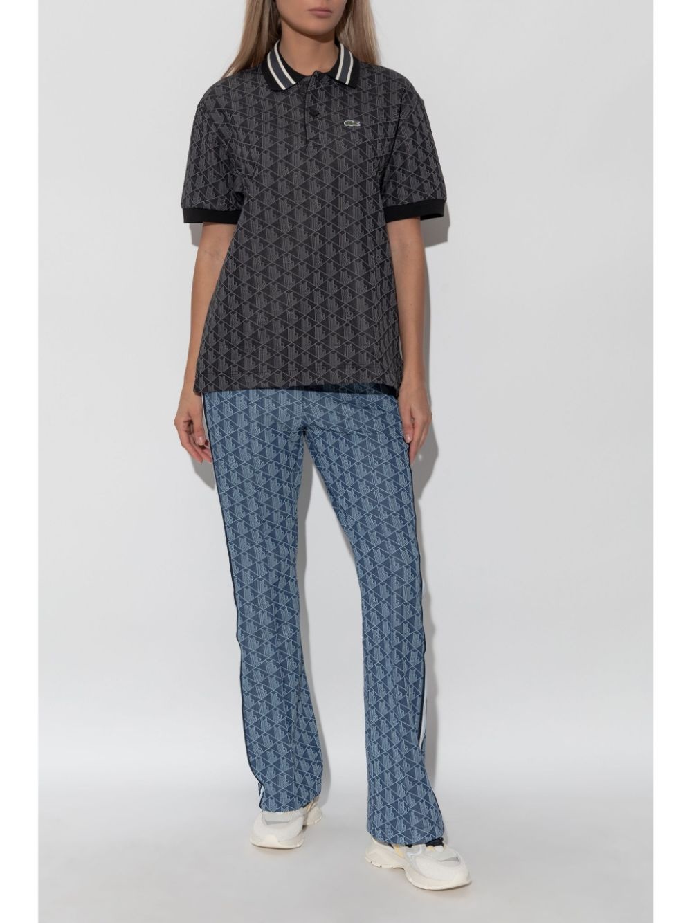 monogram-pattern track pants - 2
