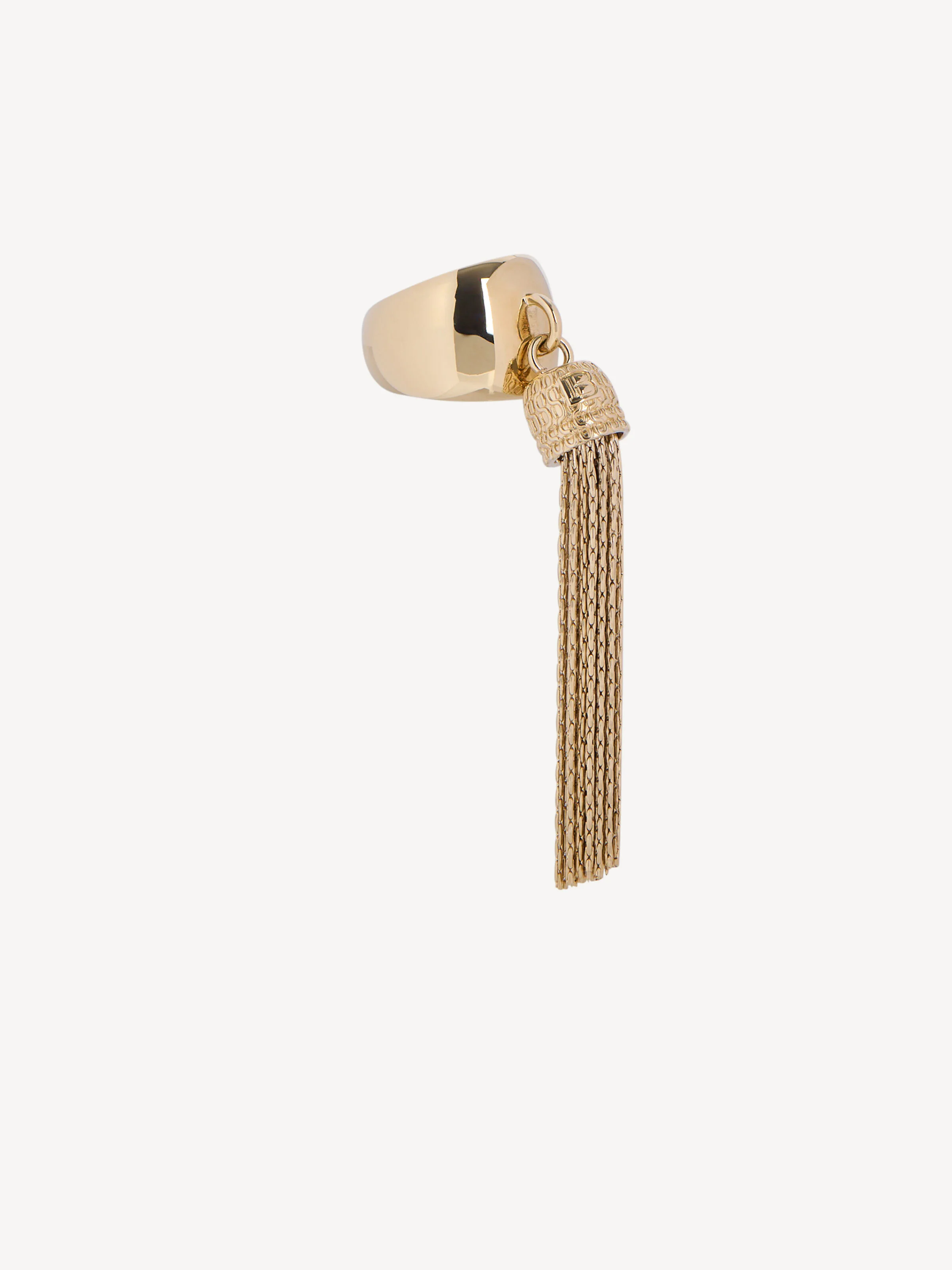 Brass tassel ring - 1