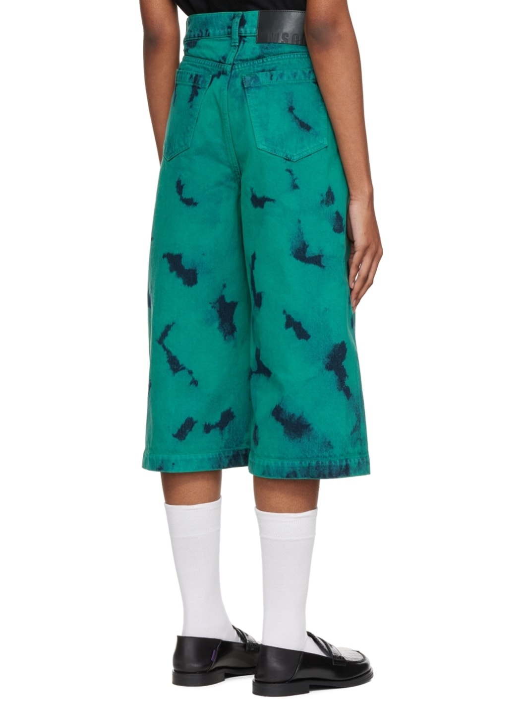 SSENSE Exclusive Green Tie-Dye Jeans - 3