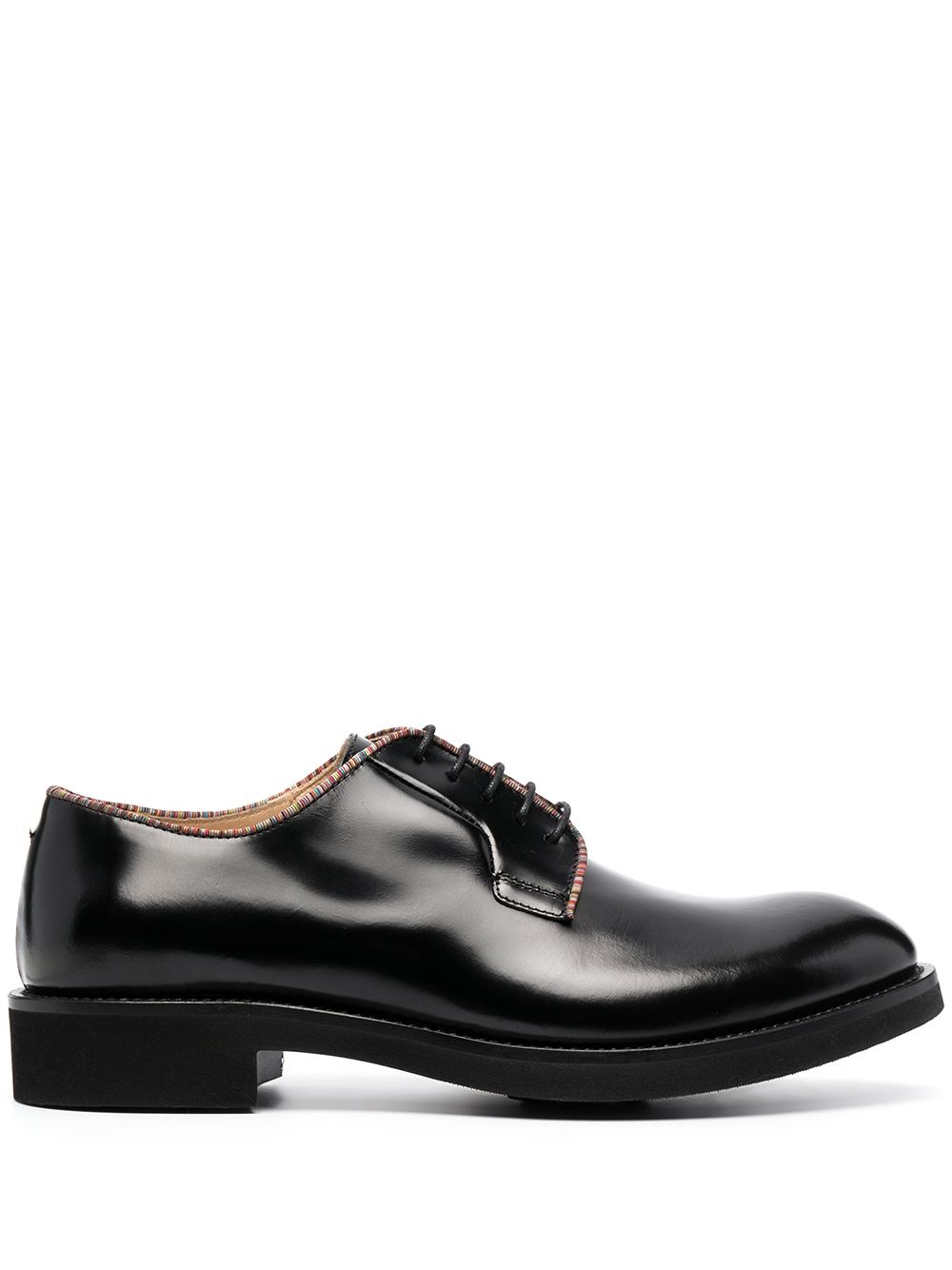 contrast-trim derby shoes - 1