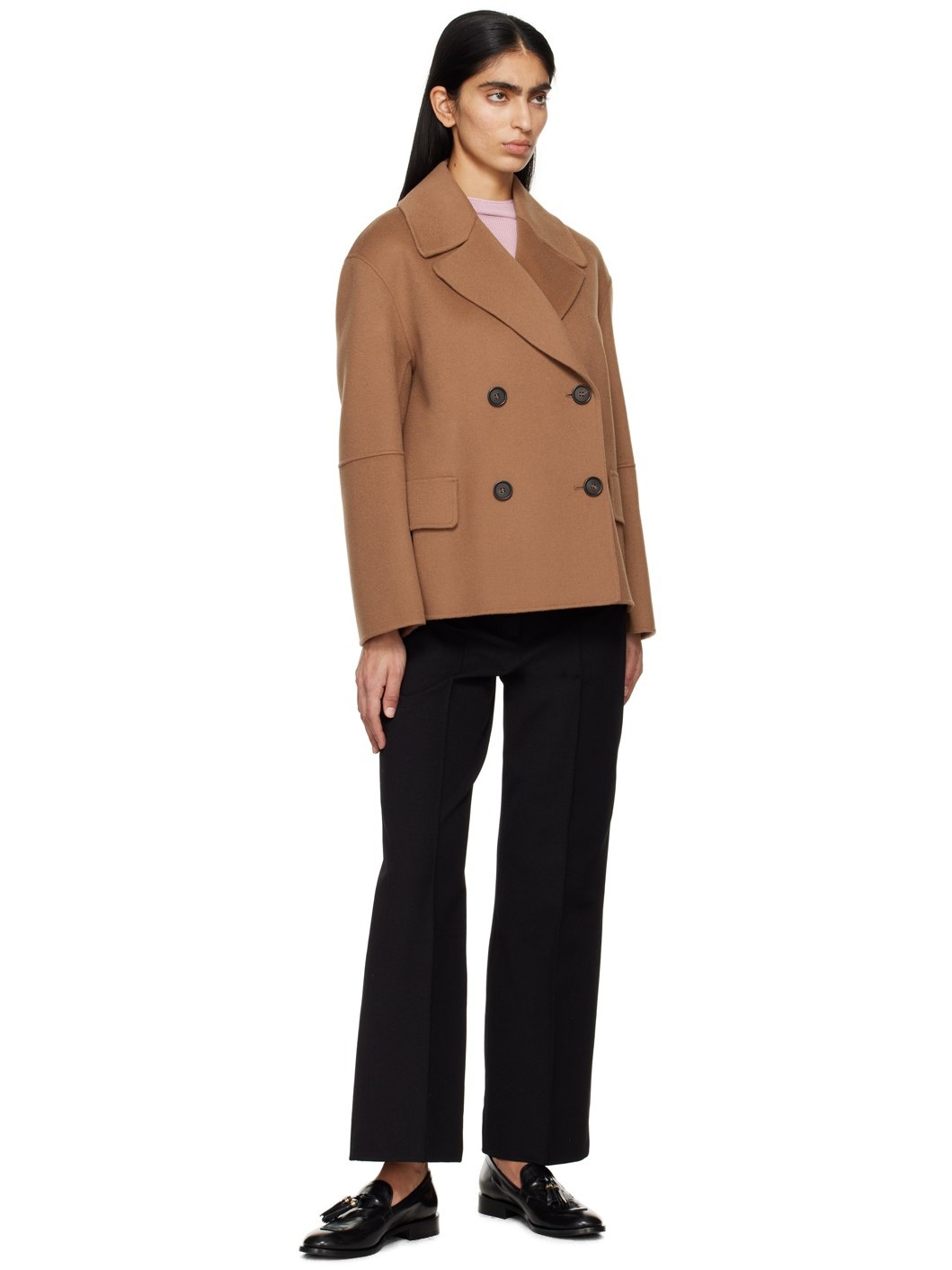 Max Mara MENLOAFER Leather moccasins | REVERSIBLE