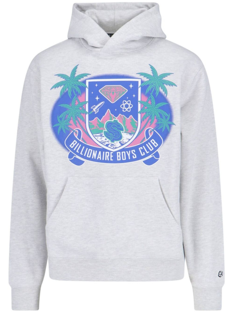 Tropical Crest Popover hoodie 1