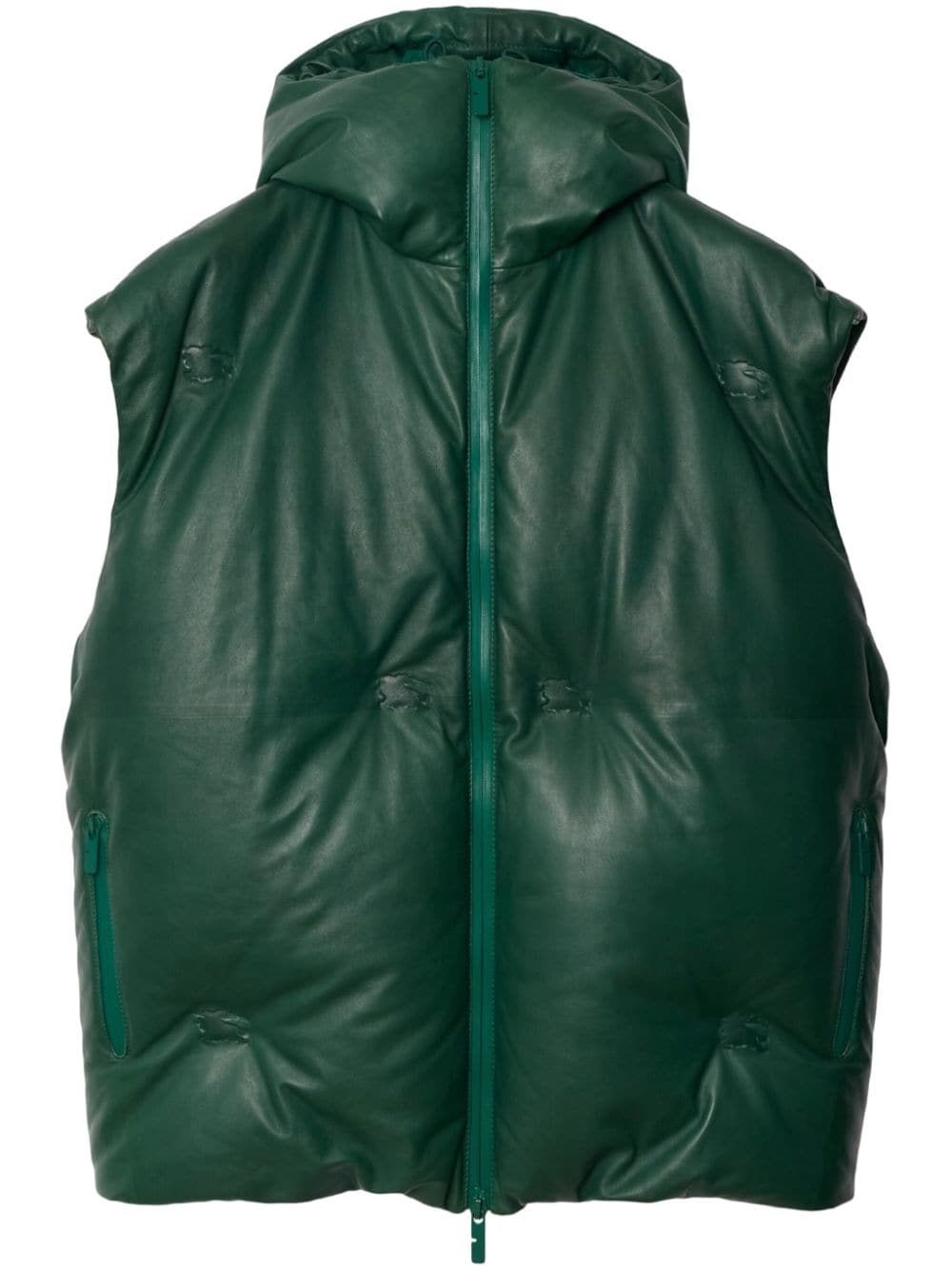 hooded down gilet - 1