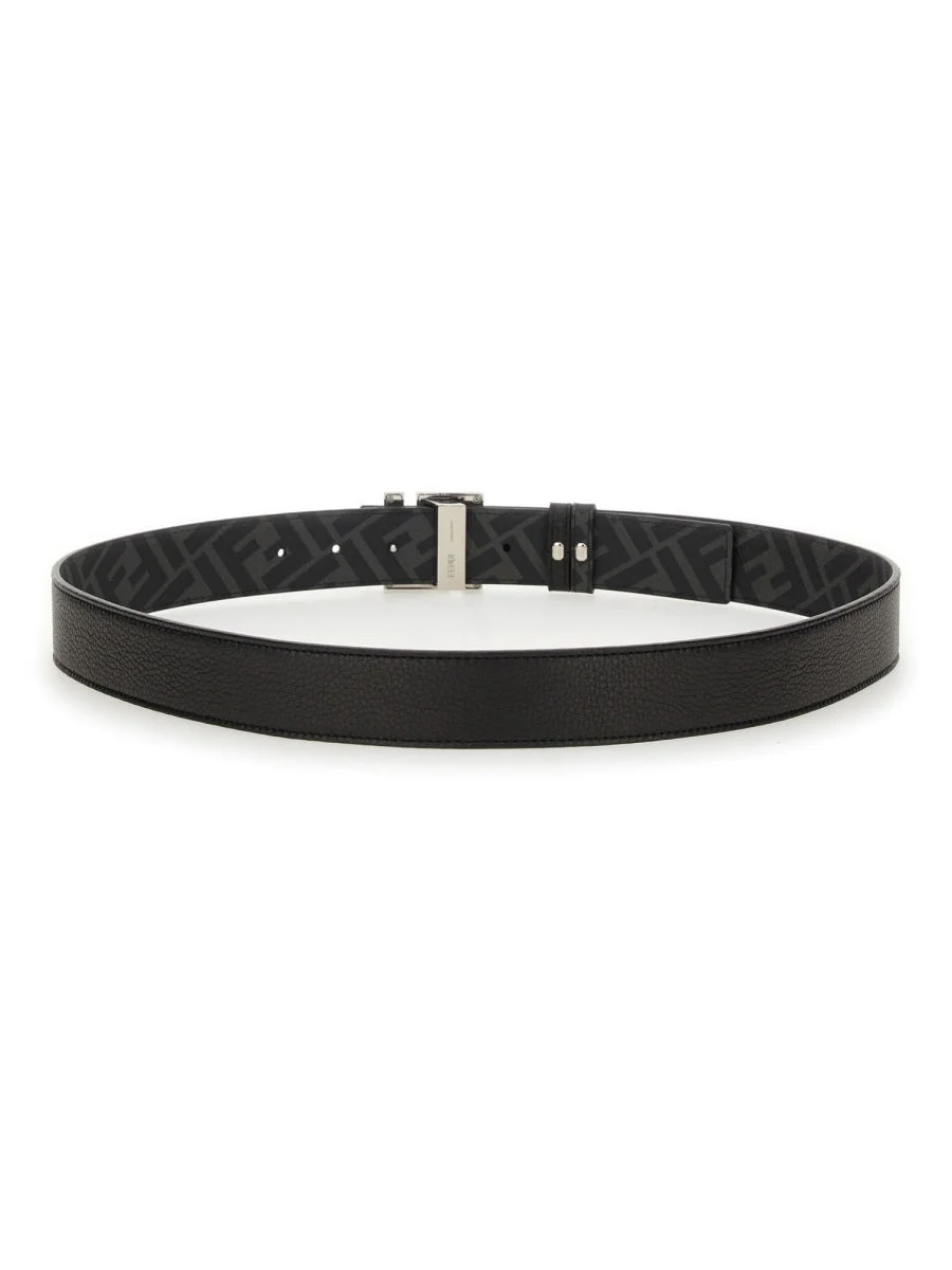Fendi Men "Sqaured Ff" Reversible Belt - 1