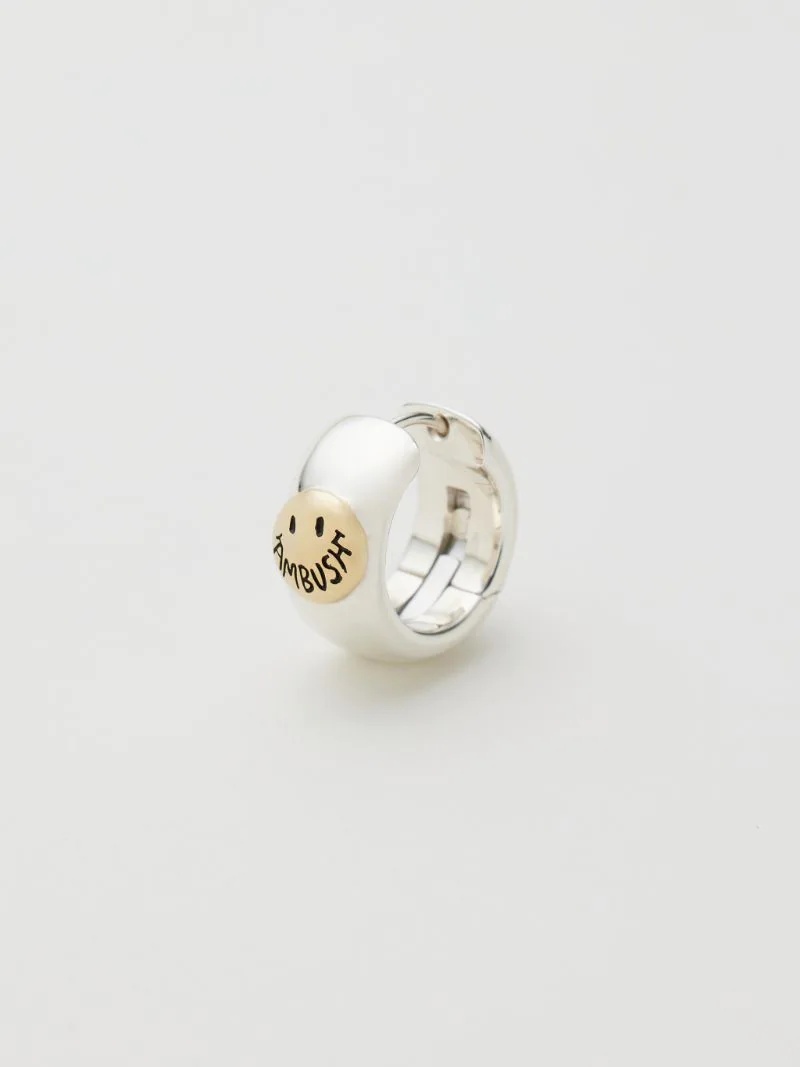SMILEY HOOP EARRING - 1